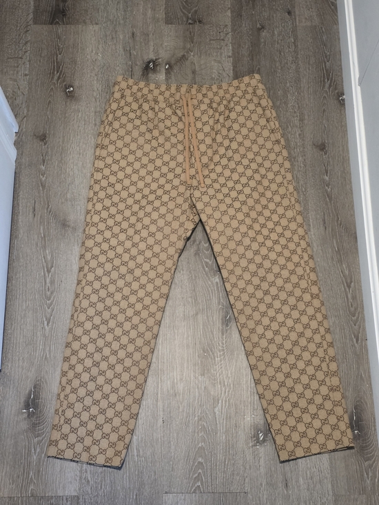Gucci Other - Gucci Beige Interlocking GG Canvas Pants - Men's It46 Us30